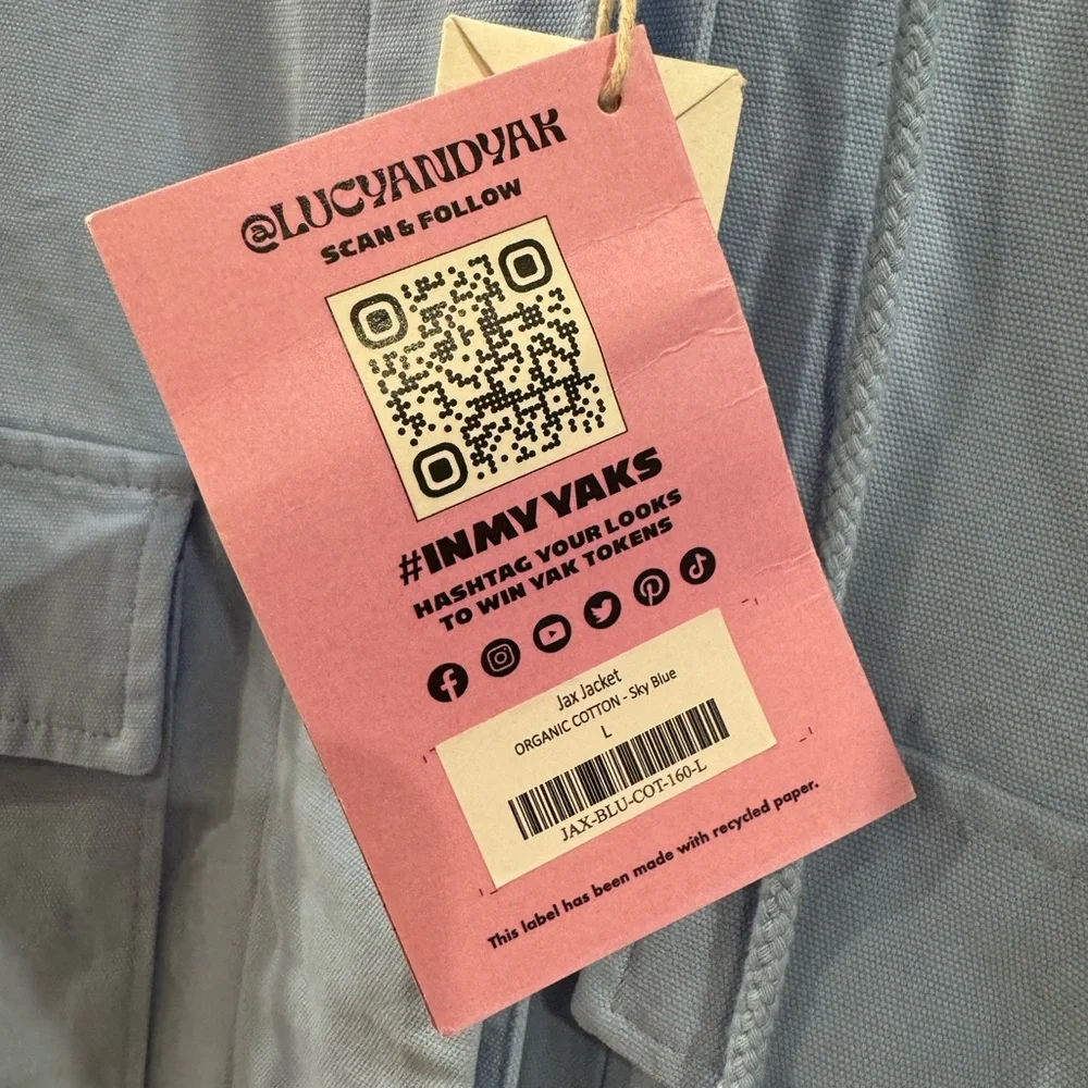 Lucy & Yak Jax jacket size L NWT - Picture 10 of 16